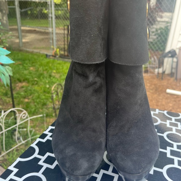 Rachel Zoe, black stiletto ankle boots Sz 7 - Picture 2 of 10